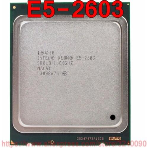 Intel Xeon CPU E5-2603 SR0LB 1.80GHz 4-Core 10M LGA2011 E5 2603 processor free shipping speedy ship out