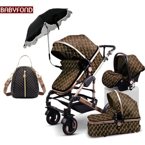High landscape stroller can sit reclining two-way lightweight folding shock absorber newborn baby stroller