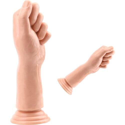 Silicone Butt Plug Large Penis Fist Masturbate Sex Toys G-spot Erotic Suction Big Hand Anal Stuffed Anal Plug Huge Dildo