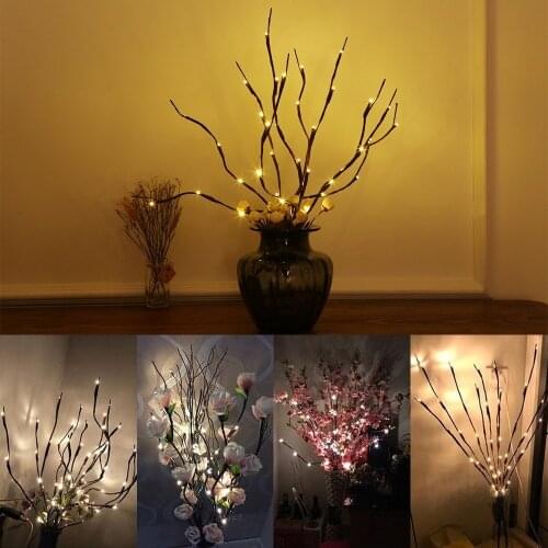 20 Twig Willow Branches Design LED Light Drop shipping