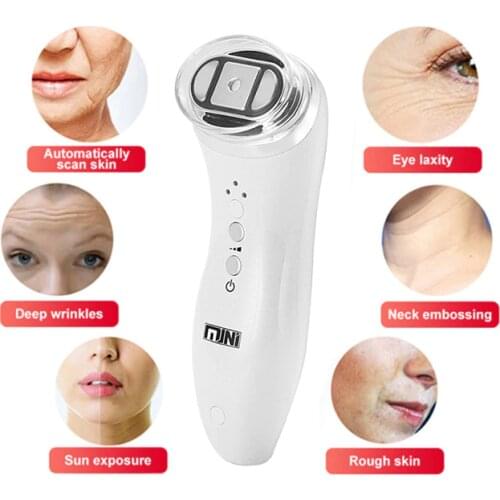 Ultrasonic Mini Hifu Radio Frequency Lifting Massager Home Use Bipolar RF Face Skin Care Anti Wrinkle Tightening Device