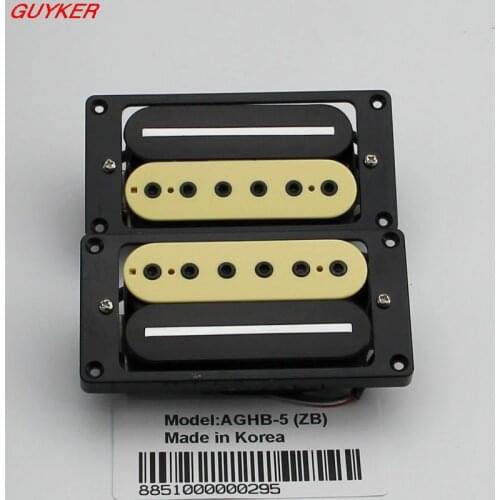 Inner Six Angle Hot Rail Five Line Pickup zebra Guitar Pickups(bridge&neck)