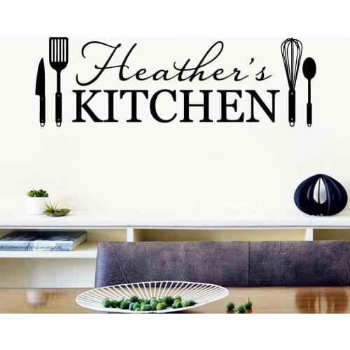 Fun Kitchen Wall Art Sticker Modern Wall Decals Quotes Vinyls Stickers Decor Living Room Bedroom Removable removable mural