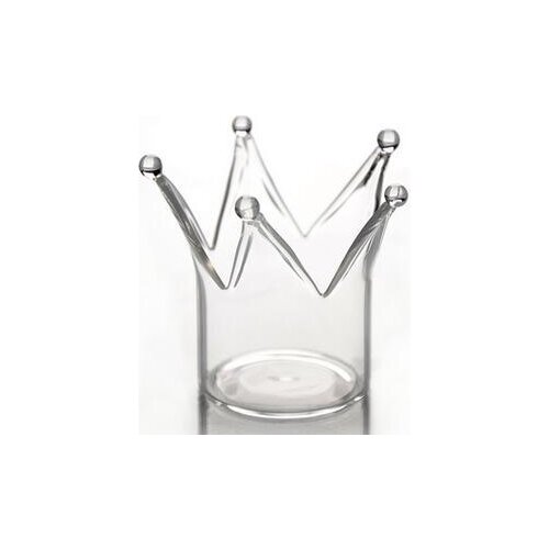 120 pcs Fashion Hot Glass Crown Vase Candle Holder Home Wedding Decor Romantic Dinner Candlestick