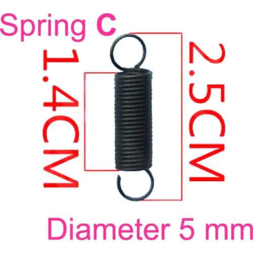2Pcs/Lot Universal Microwave Oven Door Hook Extension Spring C Replacement Microwave Oven Parts High Quality New 100