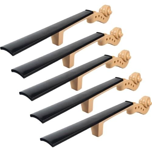 4/4 Exquisite Unfinished Solid Wood Violins Blank Neck Fingerboard Luthier Tools