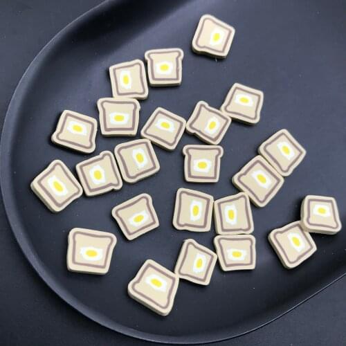 50g Toast Polymer Clay Slices Sprinkles for Kids Diy,Craft/Nail Art/Scrapbook Decoration,Filler Polymer Clay Embellishments