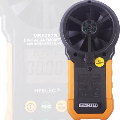MS6252B Digital Anemometer Meter with Temperature humidity test USB Interface Air Wind Speed Velocity Meter