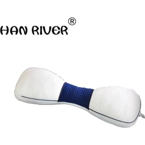 HANRIVER Free shipping traction heat heating neck pillow stretch physiotherapy massage apparatus