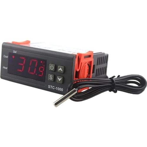 Temperature Controller 110V Digital Thermostat Switch Sous Vide Controller Sensor, Improved Version