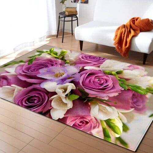Happy Valentines Day Carpet Bedroom Dining Room Floor Mat Door Mat Bathroom Non-slip Mat Bathroom Absorbent Pad Custom