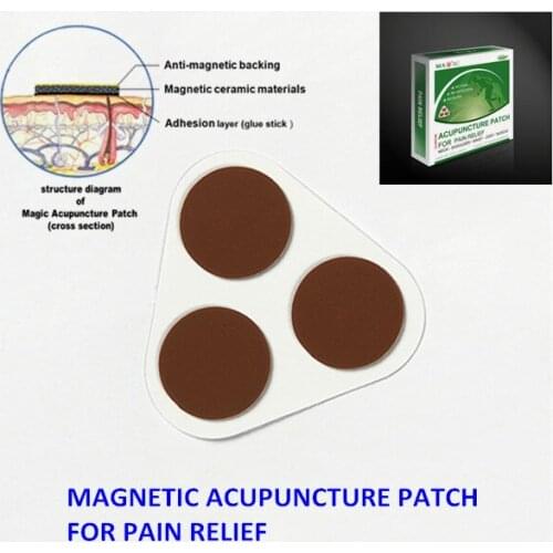 Mangnetic acuptaches for office workers long-term computer use pain relief personal health care