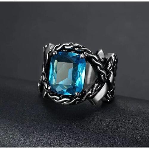 Megin D New Simple Style Classics Gem Kink Stainless Steel Rings for Men Women Couple Family Friend Fashion Design Gift Jewelry