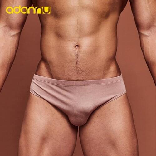 Fashion Men Underwear Sexy Men Briefs Thin Section Breathable Modal Soft Cool Low Waist Underpants Quick Dry
