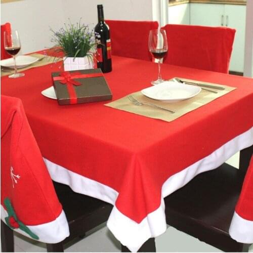 New Creative Home Christmas Tablecloth Christmas Snowflake Chair Set Set Christmas Ornament Set