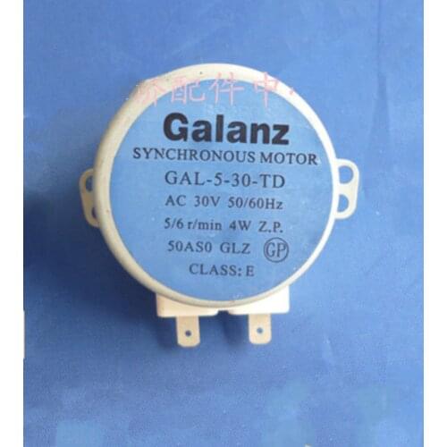 New GALANZ microwave oven Parts GAL-5-30-TD GAL-5-30-TD(1) 4W AC 30V 50/60Hz 5/6/min turntable synchronous motor