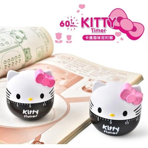 New Cartoon timer students do questions mechanical alarm clock learning children countdown reminder kitchen time management time