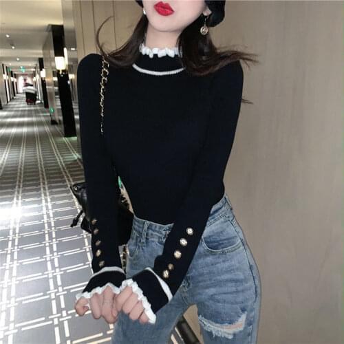 Woman Sweaters Femme Chandails Vintage Sweater 2020 nian Autumn Winter Coat Female Pull Hiver