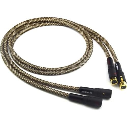 1 Pair Hifi 2 XLR Cable Hi-end XLR Male to XLR Female Cable With Gold-plated XLR Connector