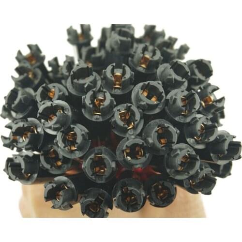 10 x T5 Wedge 5050 SMD LED Dashboard Instrument Panel Socket for Car Lights Bulb