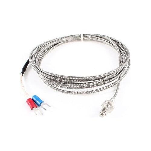 2M 6.5Ft Cable K Type 0-400 Degree Celsius Thermocouple Temperature Sensor Probe