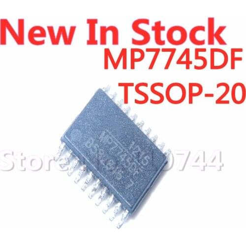 2PCS/LOT MP7745DF-LF-Z MP7745DF TSSOP-20 SMD Two-channel 20W audio class D amplifier In Stock NEW original IC