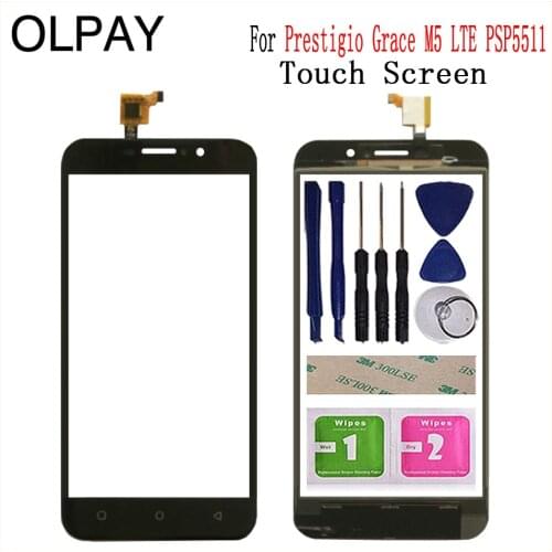 5.0'' Touchscreen For Prestigio Grace M5 LTE PSP5511 DUO Touch Screen Glass Digitizer Panel Lens Sensor Glass Repair parts