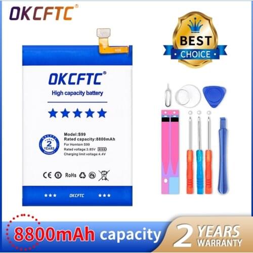 8800mAh Battery For HOMTOM S99 LCD Display+Touch Screen Digitizer Assembly Original New LCD+Touch Digitizer for S99+Tools