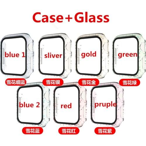 Bumper for apple watch series 5 3 4 PC case slim fit case for iWatch 5 4 3 thin protector plastic black frame 40 44 38 42mm band