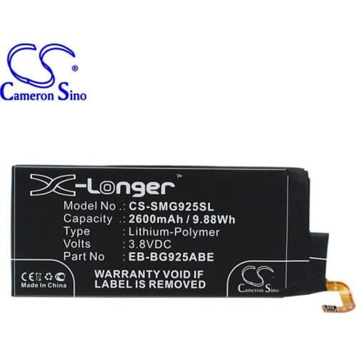 CameronSino for SAMSUNG Galaxy S6 Edge SC-04G SGH-N516 SGH-V504 SM-G925 SM-G9250 SM-G925A SM-G925F SM-G925FQ battery