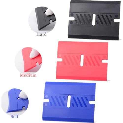 EHDIS Plastic Vinyl Card Squeegee Car Wrap Decal Sticker Remover Tool Household Window Tint Film Snow Cleaning Aquarium Scraper