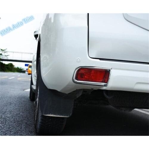 Lapetus For Toyota Land Cruiser Prado FJ150 2012 - 2020 ABS Auto Styling Chrome Rear Tail Fog Light Lamp Cover Trim