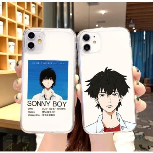 New Sonny boy phone Case For iPhone 11 12 Pro XS MAX XR X 7 8 6Plus SE 2021 Candy Soft Silicone Phone Cover Bag