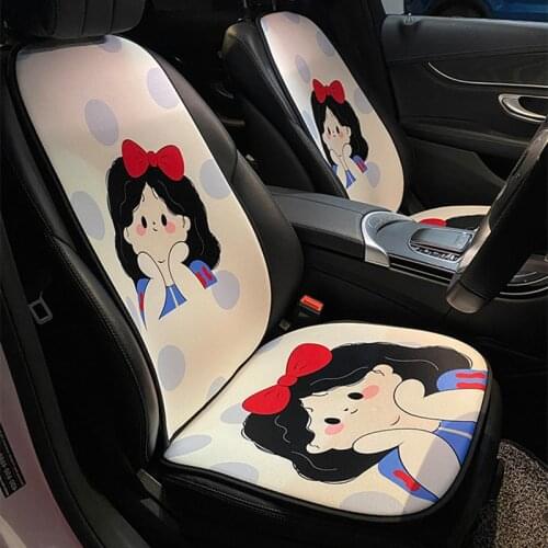 New Arrival Cartoon Girl Four Seasons Universal Summer Cool Car Backrest Front Seat Cushion