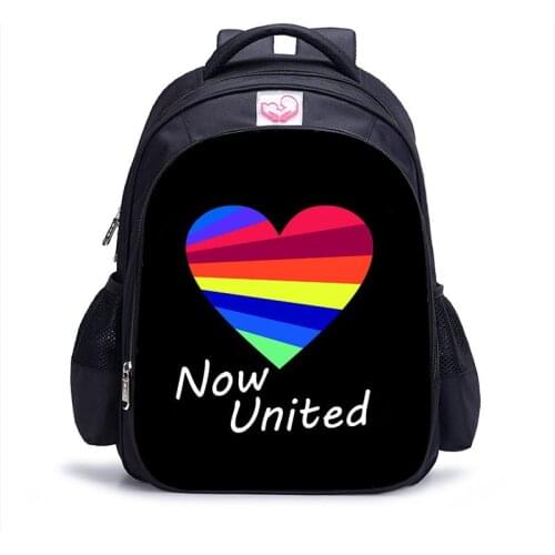 16 inch Now United Student Book Backpack Children Schoolbag Teenager Boys Girls Shoulder Bags Orthopedic Mochila