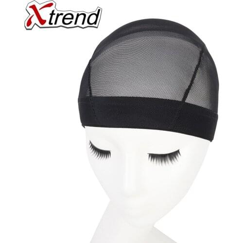 1-10pcs Dome Style Mesh Wig Cap For Making Wigs Black Color Fashion Stretchable Weaving Cap Elastic Nylon Mesh Net Wholesale