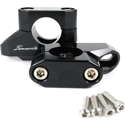 Fit For Triumph Bonneville 790 2001-2007 Bobber 2016-2020 T100 2001-2016 25.4mm 1" Handlebar Riser Back Moved Up Mounting Risers