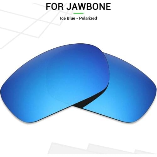 Mryok POLARIZED Replacement Lenses for Oakley Jawbone Sunglasses Ice Blue