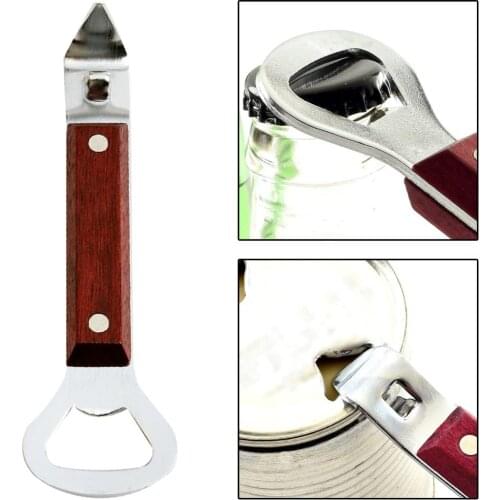 Portable Manual Stainless Steel Labor-saving Beer Bottle Can Jar Cap Opener Party Kitchen Bar Tool