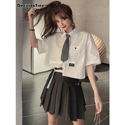 2021 school girl skirt japanese style jk uniform japan college sailor costume pleated anime girls clothes students clothes