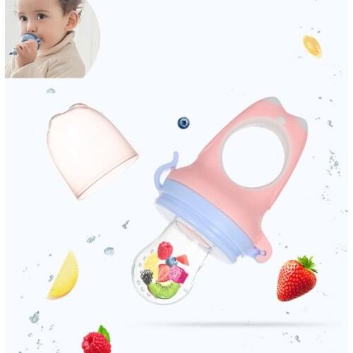 1Pcs Owl Design Feeding Cute Animal Infant Nipple Fruit Supplement Biting Baby Pacifier Kids Pacifier Feeder