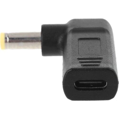 USB Type C Female to 5.5x1.7mm Dc Power Adapter Plug Converter for Acer Aspire 5315 5630 5735 5920 5535 5738 6920 7520 Laptop Ch