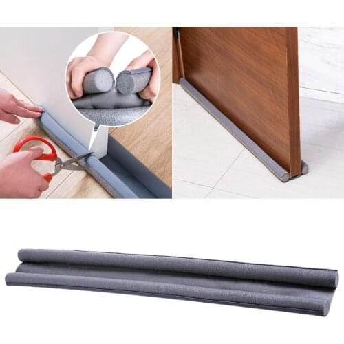 Draught Excluder Door Bottom Seal Strip Soundproof Noise Blocker Self Adhesive Sealing Strip