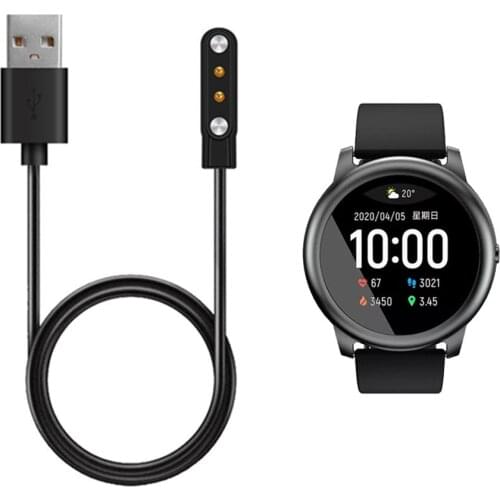 For Haylou Solar LS05 Charger Adapter Magnetic Charging Dock USB Fast Charging Cable For Xiaomi Haylou Solar Watch Base Cord