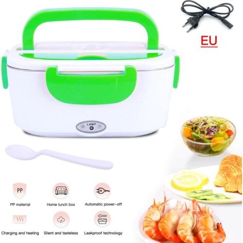 1.5L Portable Electric Heated Lunch Box 110/220V Bento Boxes Portable Lunch Heater Dinnerware Food Rice Container Warmer