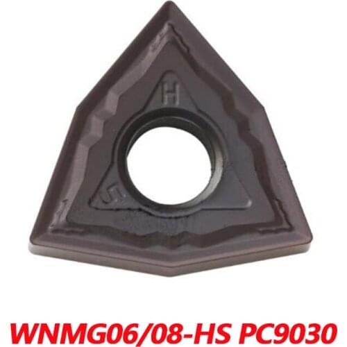 100% WNMG WNMG060404 PC9030 WNMG060408 WNMG080404 WNMG080408 Carbide Insert Blades Used For Stainless Steel Processing Efficient