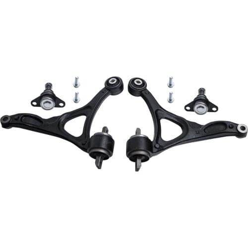 4pcs Front Lower Suspension Wishbone Control Arms Kit for Volvo XC90 I 275 2002-2012 for 30 645 845, 30645845,30 645 846