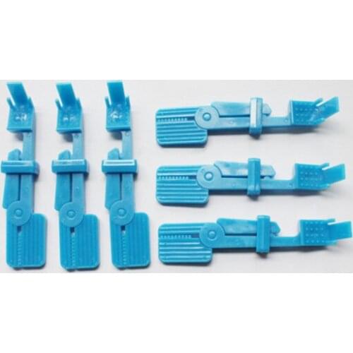 6Pcs/set Dental X Ray Film Holder Snap Clips Dentist Lab Equipment Bule Color On Sale