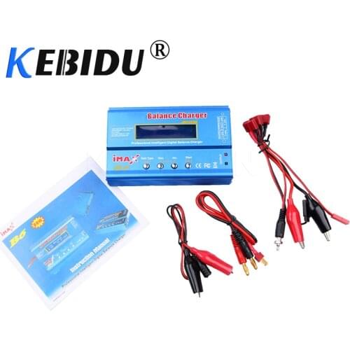 Kebidu 100% iMAX B6 Lipro NiMh Li-ion Ni-Cd RC Battery Balance Digital Charger Discharger Imax B6 AC charger