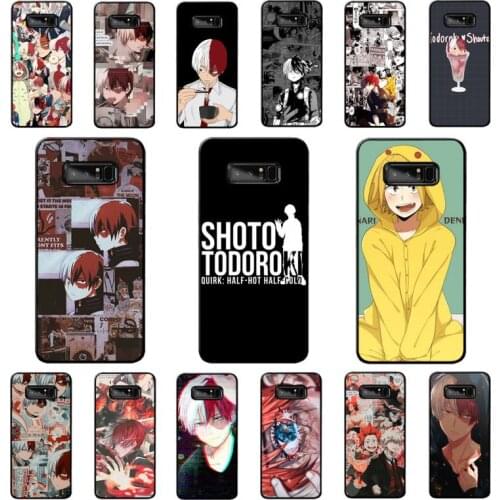 YNDFCNB Shoto Todoroki My Hero Phone Case for Samsung note 3 4 5 7 8 9 10 pro plus lite 20 ultra